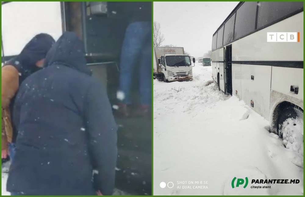 „Vă rog, sunați pe cineva, faceți ceva, sunați președintele”. Două autocare cu moldoveni, blocate în Ucraina